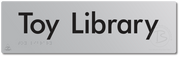 Toy Library - Braille Tactile Signs Aust.