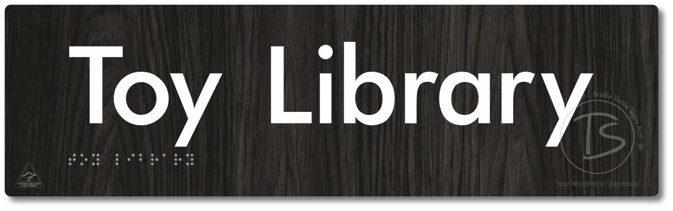 Toy Library - Braille Tactile Signs Aust.