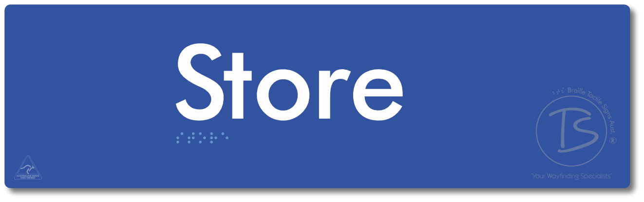 Store - Braille Tactile Signs Aust.
