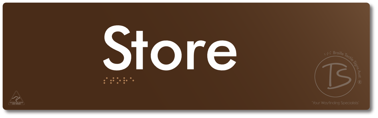 Store - Braille Tactile Signs Aust.