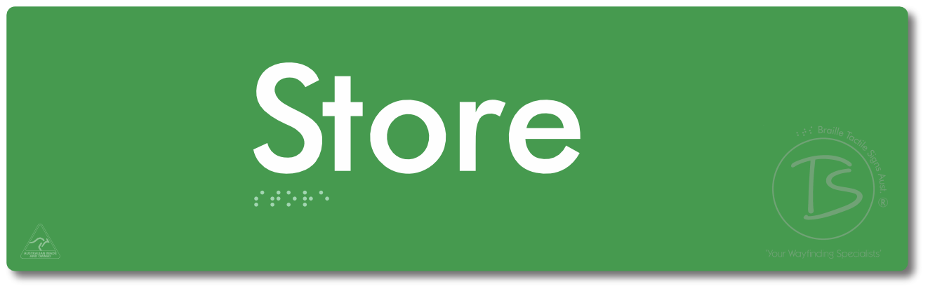 Store - Braille Tactile Signs Aust.