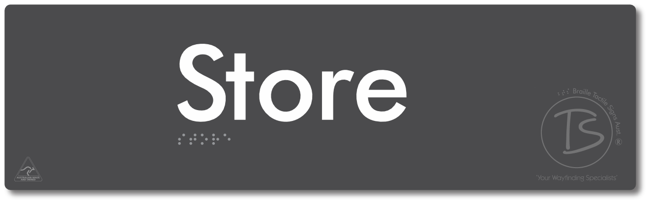 Store - Braille Tactile Signs Aust.