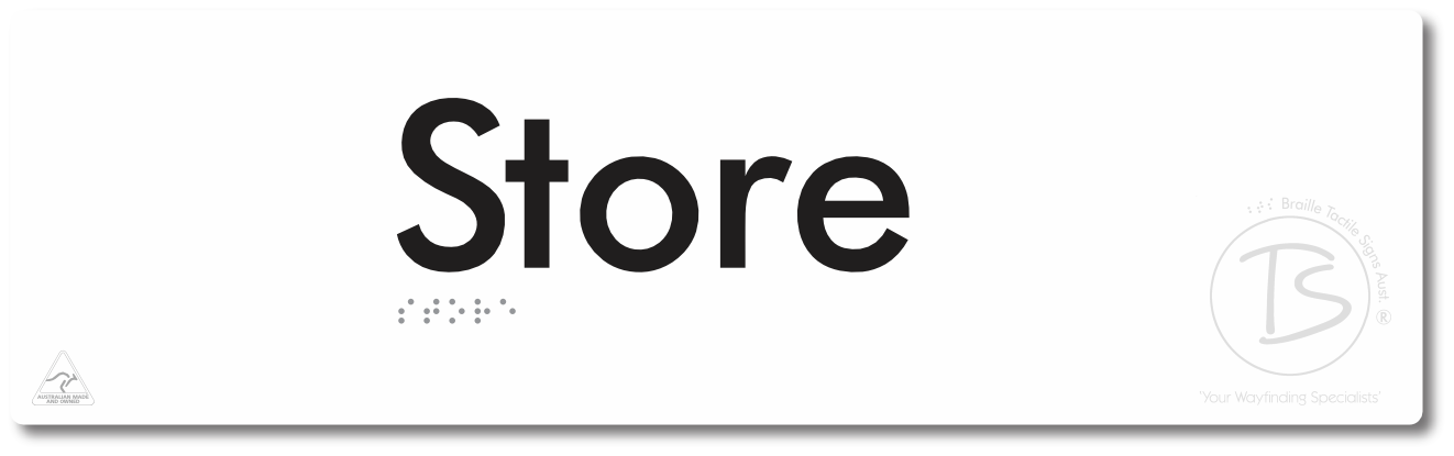Store - Braille Tactile Signs Aust.