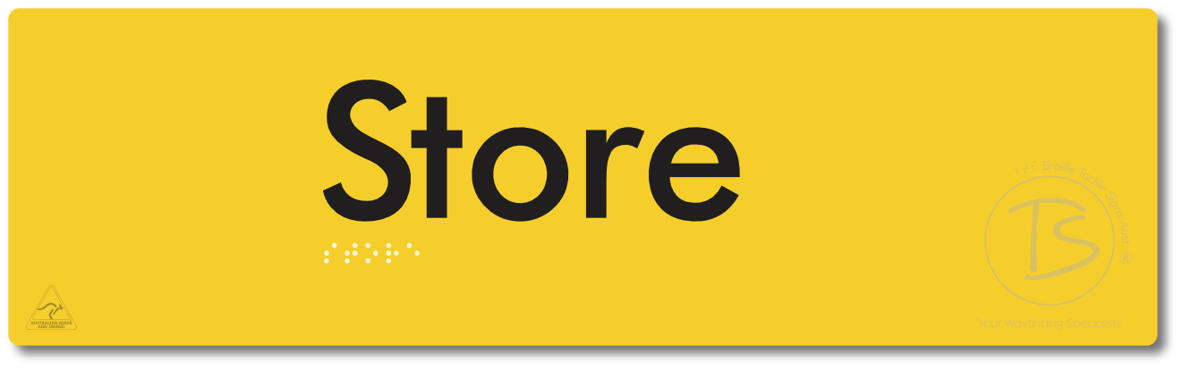 Store - Braille Tactile Signs Aust.