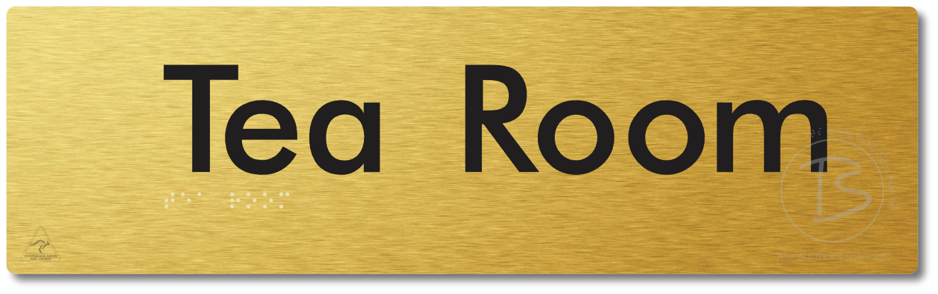 Tea Room - Braille Tactile Signs Aust.