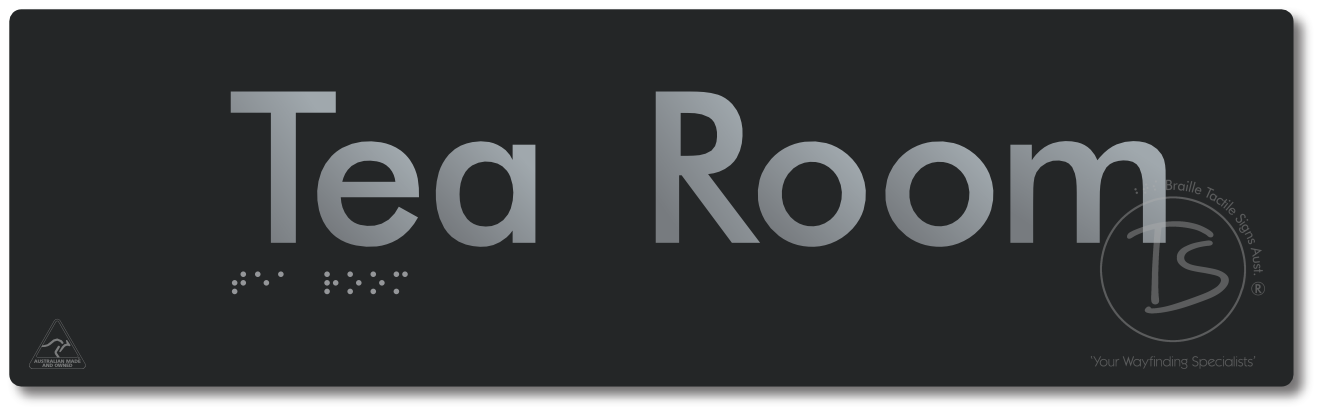 Tea Room - Braille Tactile Signs Aust.