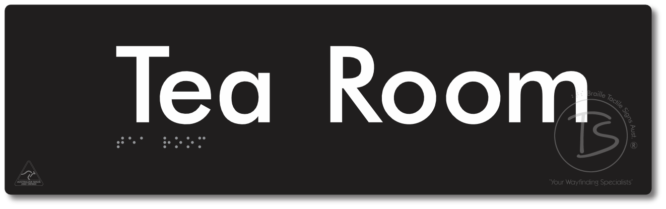 Tea Room - Braille Tactile Signs Aust.