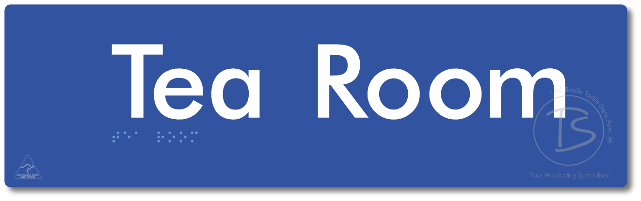 Tea Room - Braille Tactile Signs Aust.