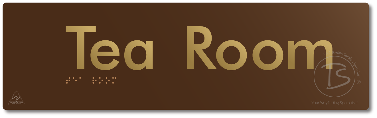 Tea Room - Braille Tactile Signs Aust.