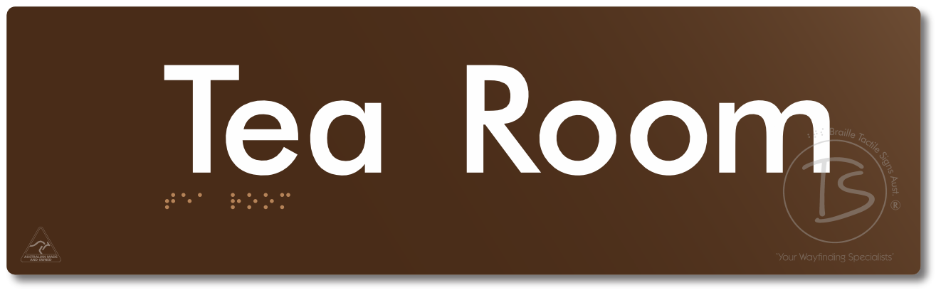 Tea Room - Braille Tactile Signs Aust.