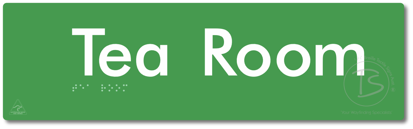 Tea Room - Braille Tactile Signs Aust.