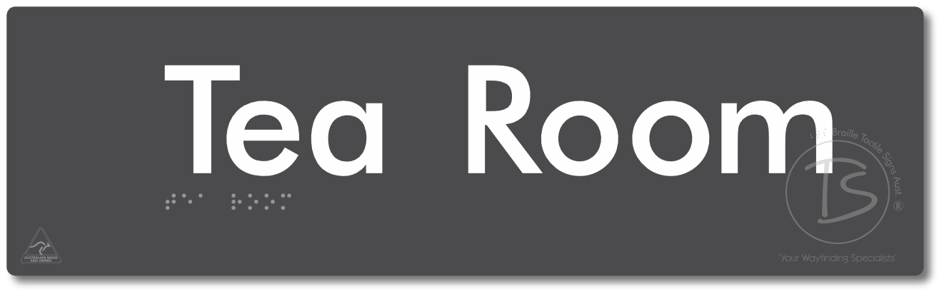 Tea Room - Braille Tactile Signs Aust.