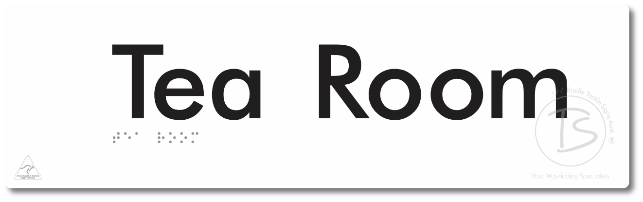 Tea Room - Braille Tactile Signs Aust.