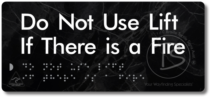 Do Not Use Lift If There Is A Fire