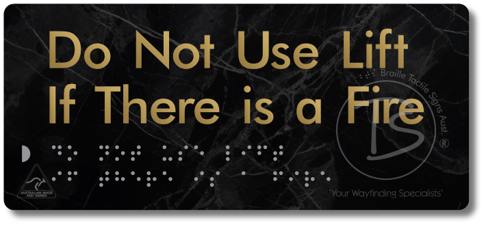 Do Not Use Lift If There Is A Fire