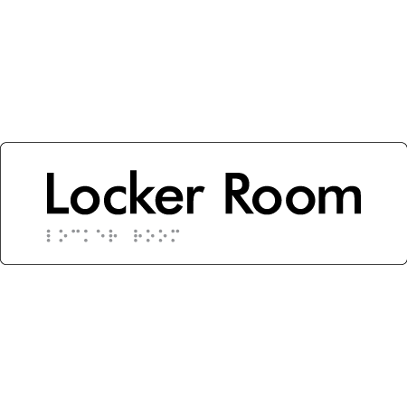 Locker Room - Braille Tactile Signs Aust.