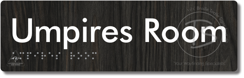 Umpires Room - Braille Tactile Signs Aust.