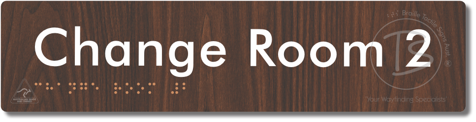Change Room 2 - Braille Tactile Signs Aust.