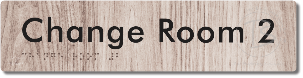 Change Room 2 - Braille Tactile Signs Aust.