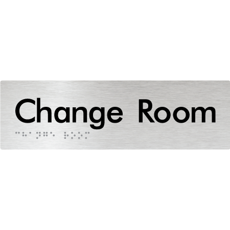 Change Room - Braille Tactile Signs Aust.