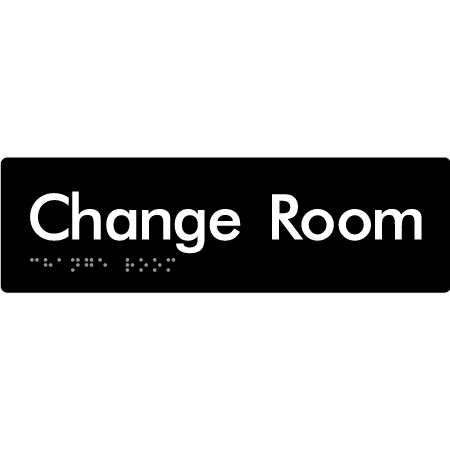 Change Room - Braille Tactile Signs Aust.