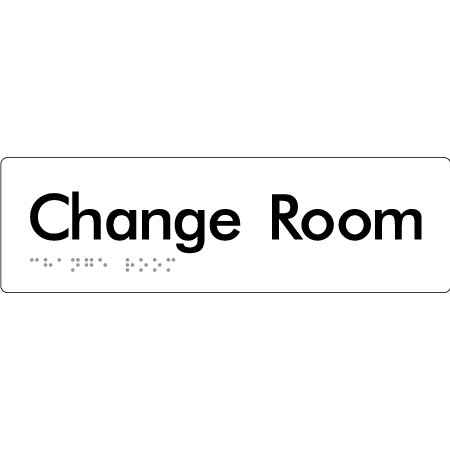 Change Room - Braille Tactile Signs Aust.