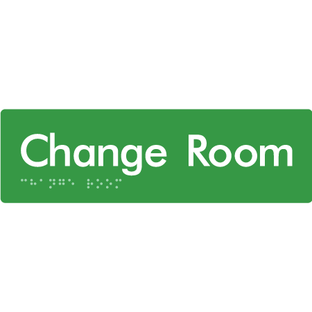 Change Room - Braille Tactile Signs Aust.