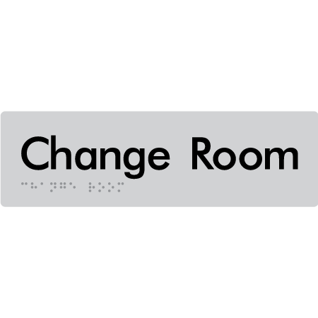 Change Room - Braille Tactile Signs Aust.