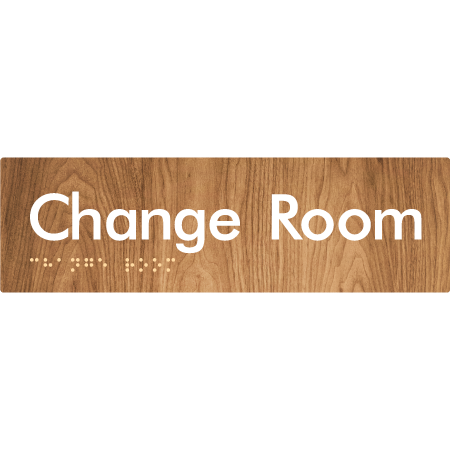 Change Room - Braille Tactile Signs Aust.
