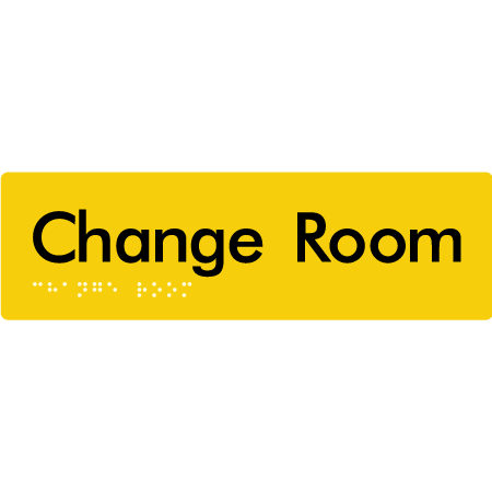 Change Room - Braille Tactile Signs Aust.