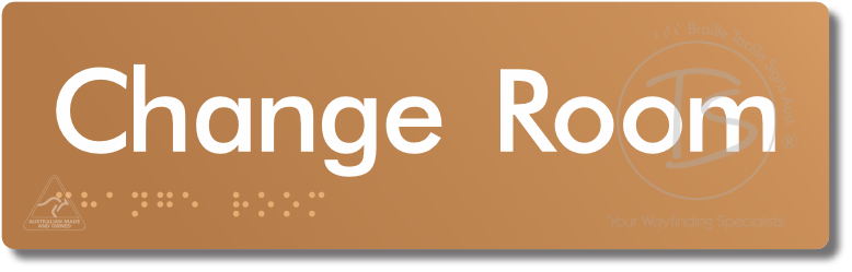 Change Room - Braille Tactile Signs Aust.