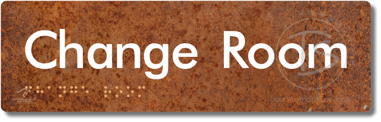 Change Room - Braille Tactile Signs Aust.