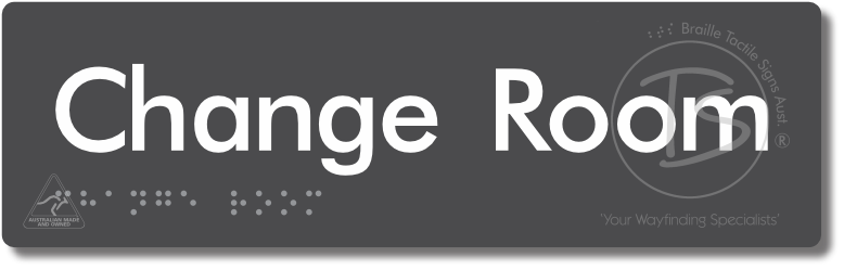 Change Room - Braille Tactile Signs Aust.