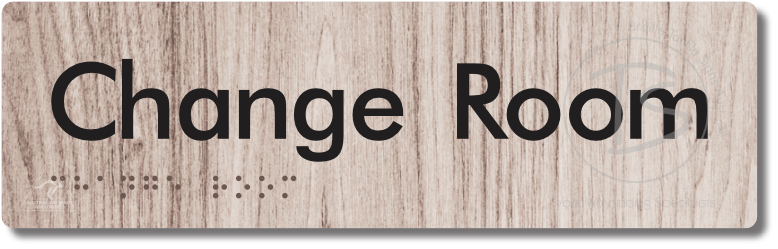 Change Room - Braille Tactile Signs Aust.