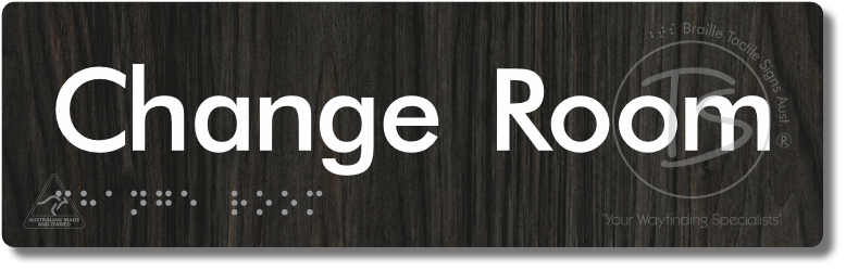 Change Room - Braille Tactile Signs Aust.