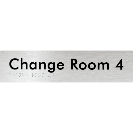 Change Room 4 - Braille Tactile Signs Aust.