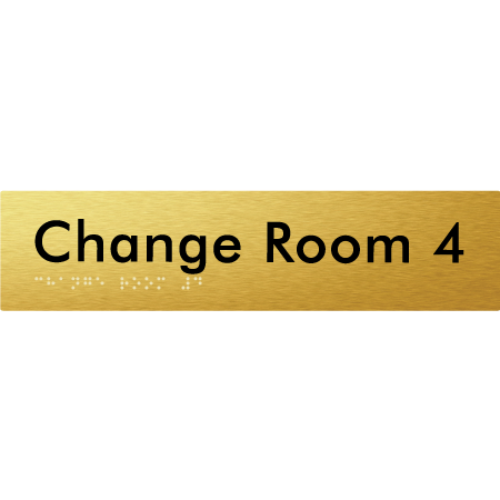 Change Room 4 - Braille Tactile Signs Aust.