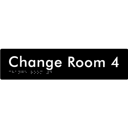 Change Room 4 - Braille Tactile Signs Aust.