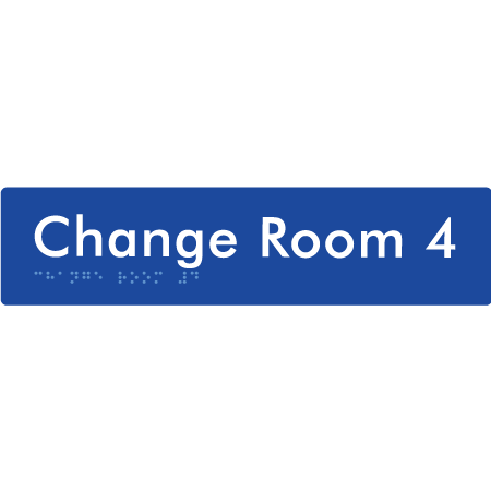 Change Room 4 - Braille Tactile Signs Aust.