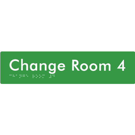 Change Room 4 - Braille Tactile Signs Aust.