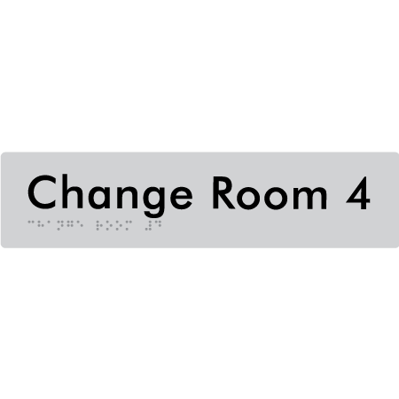 Change Room 4 - Braille Tactile Signs Aust.