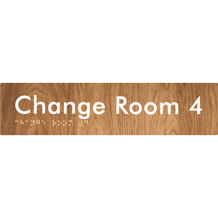 Change Room 4 - Braille Tactile Signs Aust.