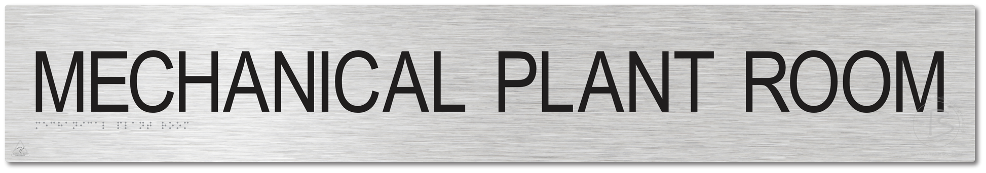 MECHANICAL PLANT ROOM - Braille Tactile Signs Aust.