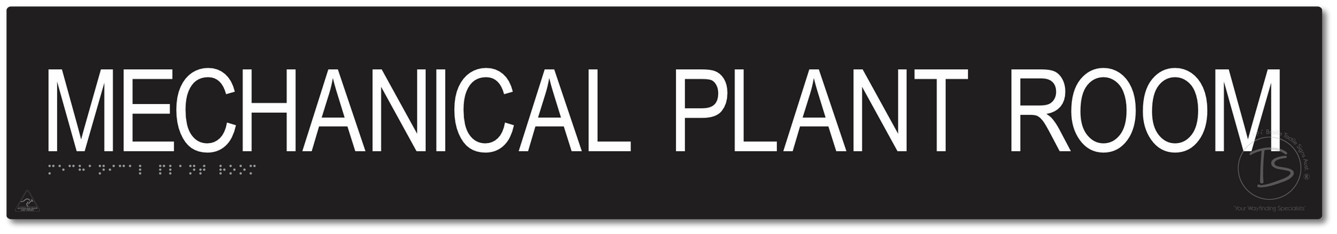 MECHANICAL PLANT ROOM - Braille Tactile Signs Aust.