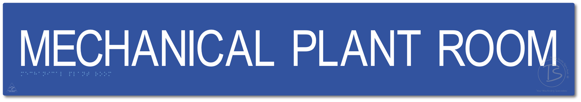 MECHANICAL PLANT ROOM - Braille Tactile Signs Aust.