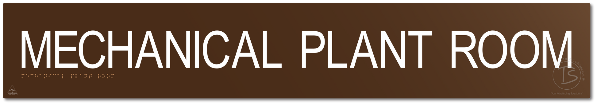 MECHANICAL PLANT ROOM - Braille Tactile Signs Aust.