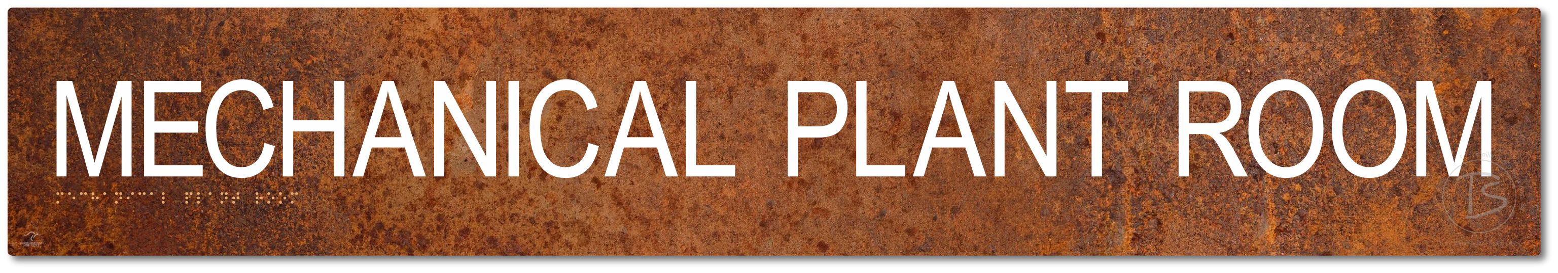 MECHANICAL PLANT ROOM - Braille Tactile Signs Aust.