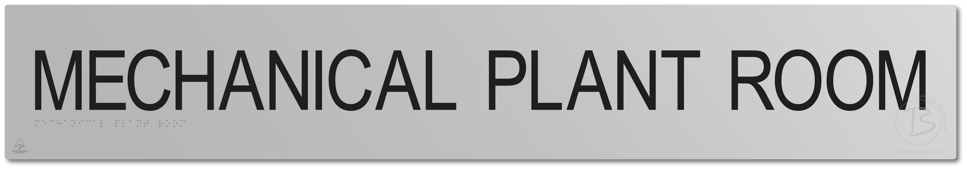 MECHANICAL PLANT ROOM - Braille Tactile Signs Aust.