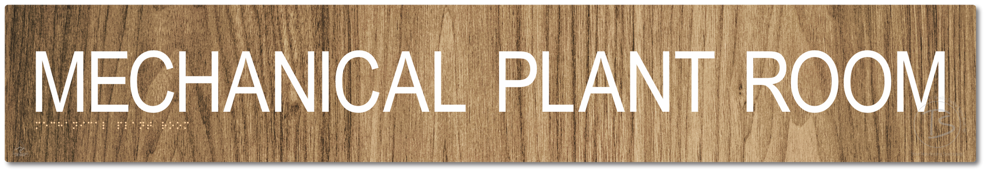 MECHANICAL PLANT ROOM - Braille Tactile Signs Aust.
