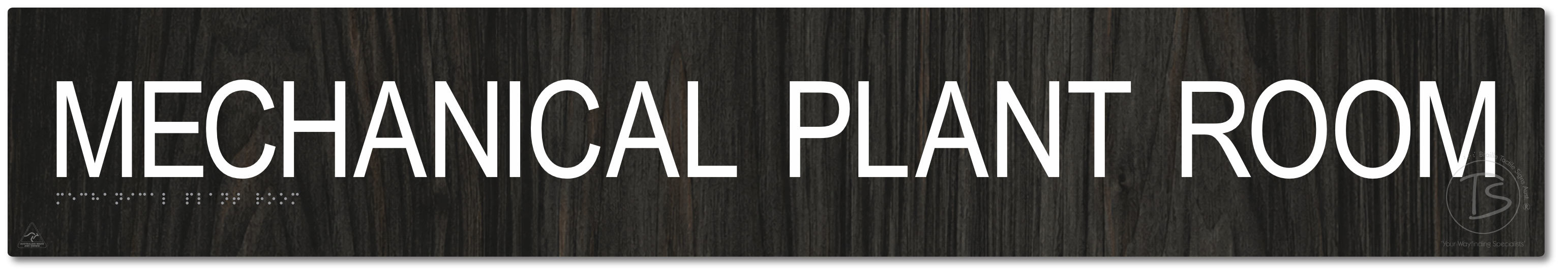 MECHANICAL PLANT ROOM - Braille Tactile Signs Aust.